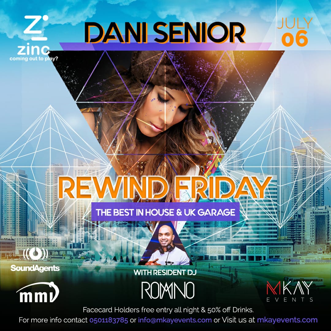 Dani Senior will be headlining at Rewind Friday